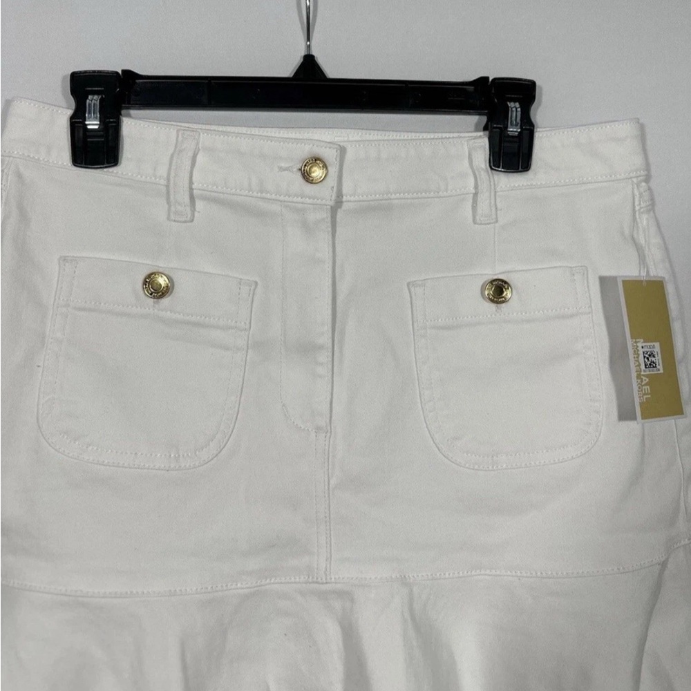 Michaell Kors Flounce Denim Skirt size 2 - Picture 10 of 16
